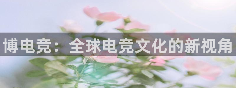 ob电竞平台：博电竞：全球电竞文化的新视角